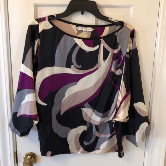 Trina Turk Silk Blouse - Picture 1 of 4